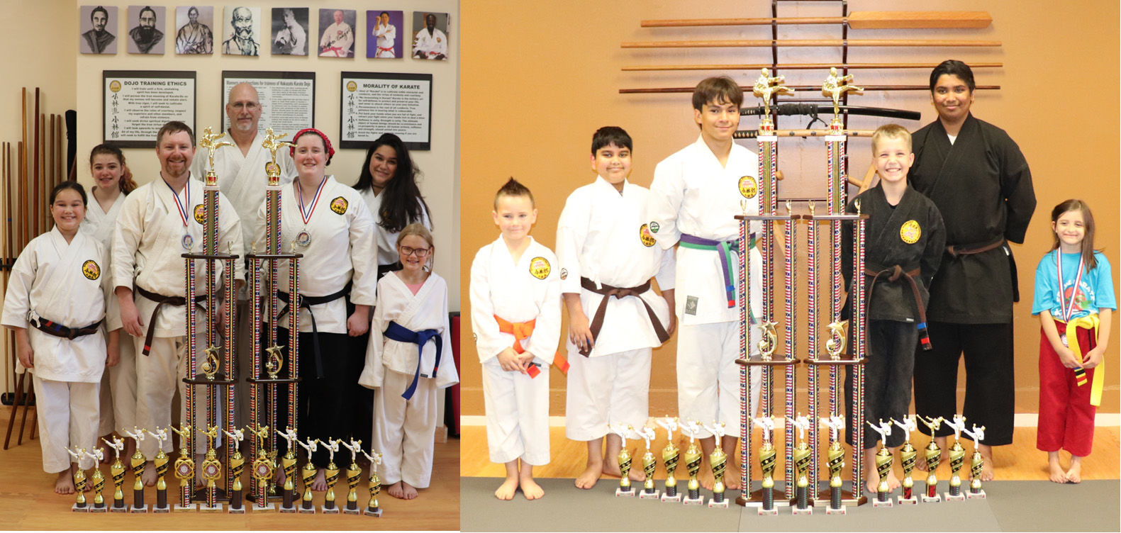Karate students win awards